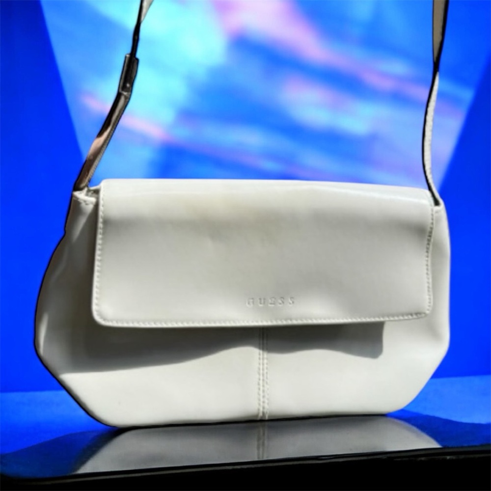 Guess Vintage Y2K White Shoulder Bag